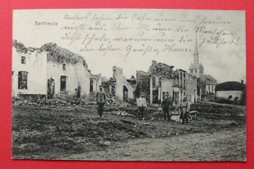Postcard PC 1915 Bantheville WWI  France